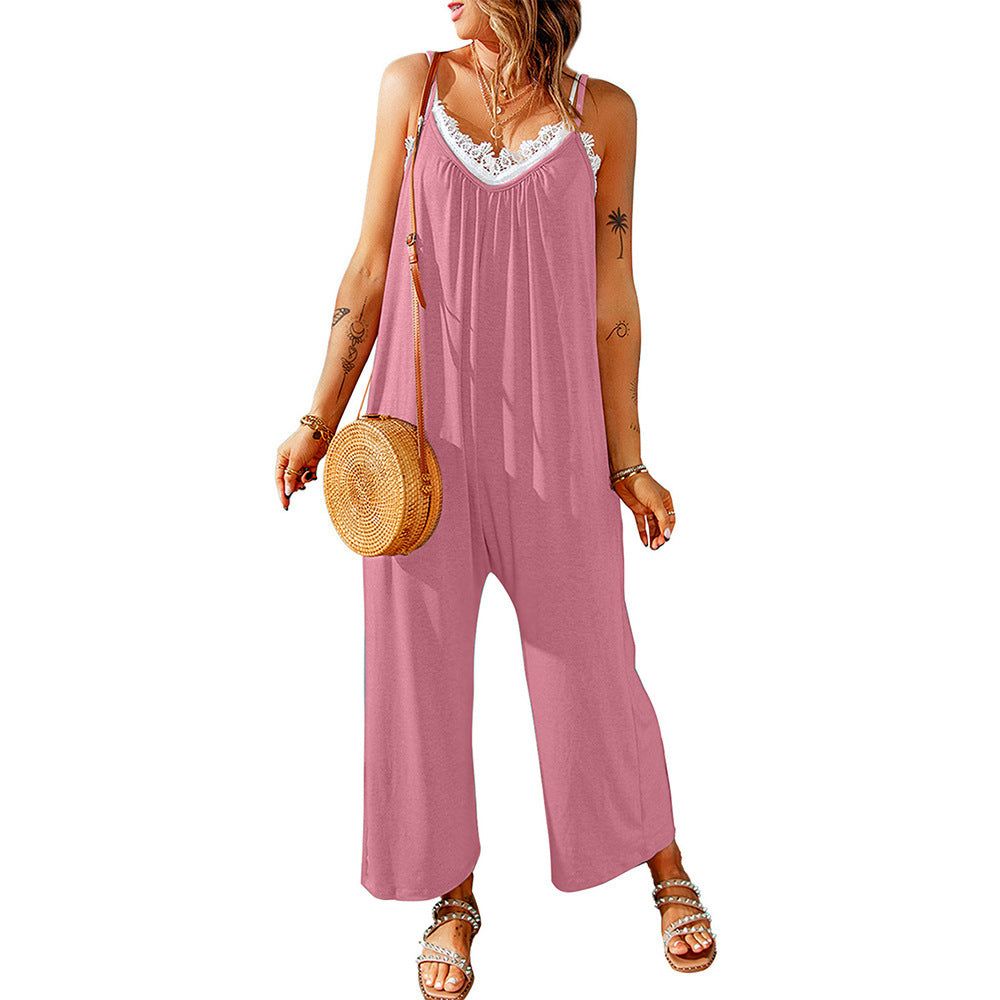 'Aileen' Sleeveless Wide Leg Jumpsuit #181489 sold by Goodnight Macaroon product image thumbnail 9