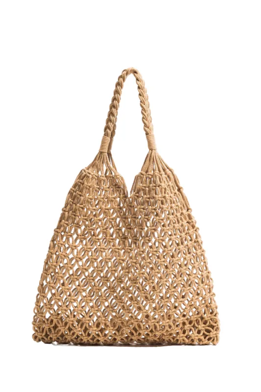 'Nadia' Woven Net Shoulder Bag (5 Colors) sold by Goodnight Macaroon