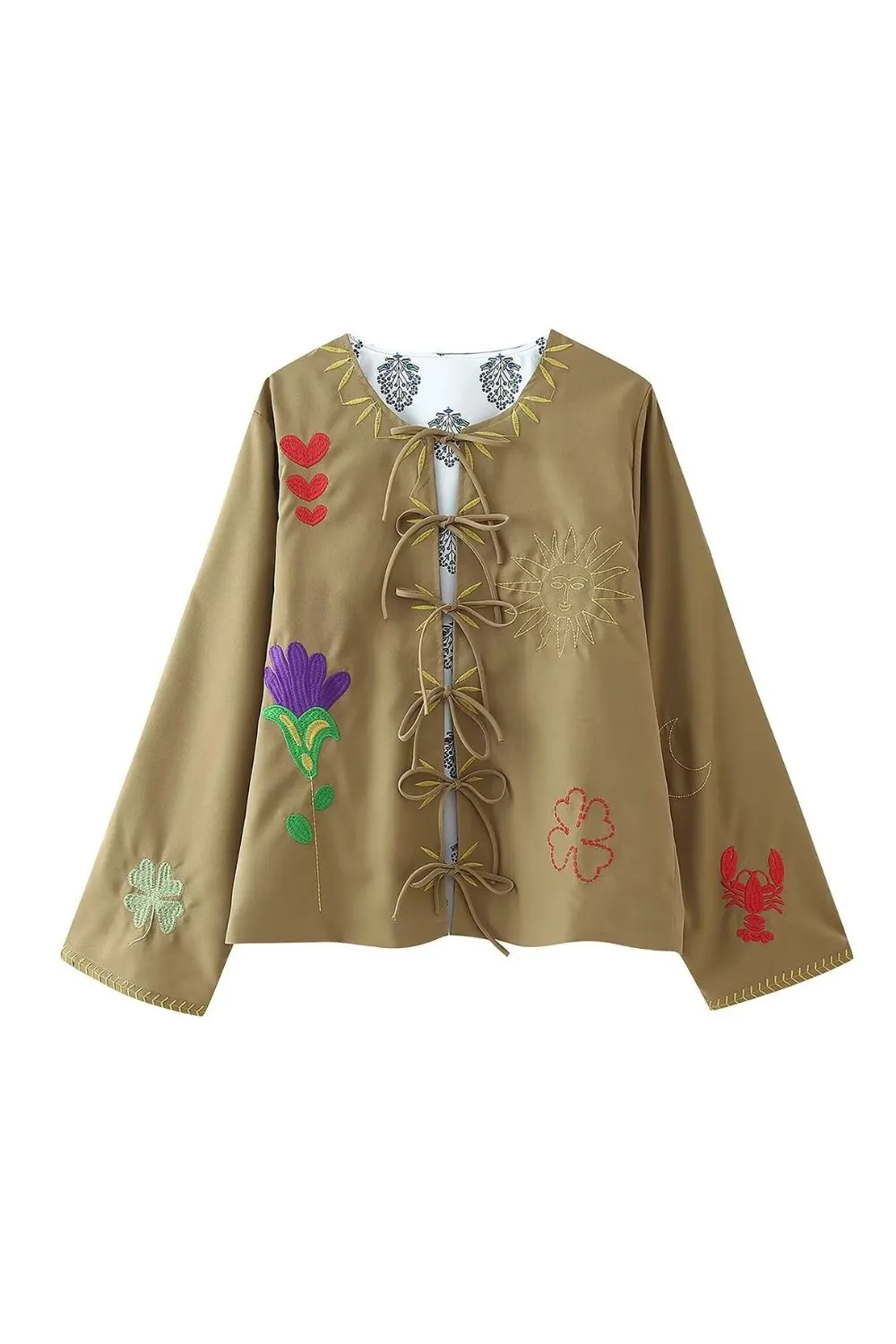 'Amelia' Embroidered Long Sleeve Jacket(2 Colors) sold by Goodnight Macaroon