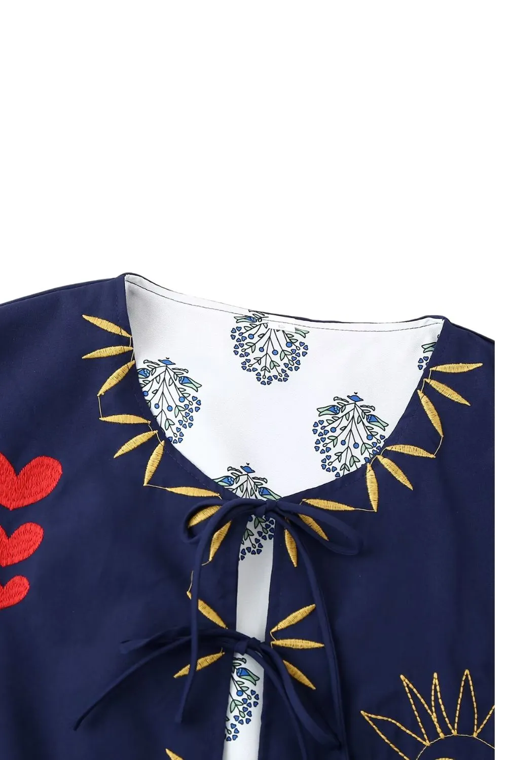 'Amelia' Embroidered Long Sleeve Jacket(2 Colors) sold by Goodnight Macaroon product image thumbnail 5