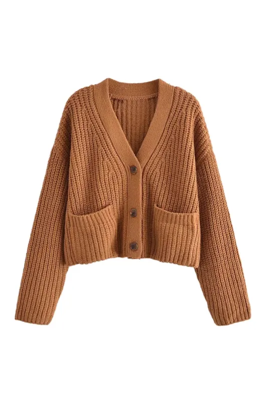 'Olly' Long-Sleeved Knitted Cardigan sold by Goodnight Macaroon