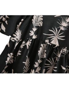 'Misty' Floral Square Neck Puff Sleeve Mini Dress sold by Goodnight Macaroon