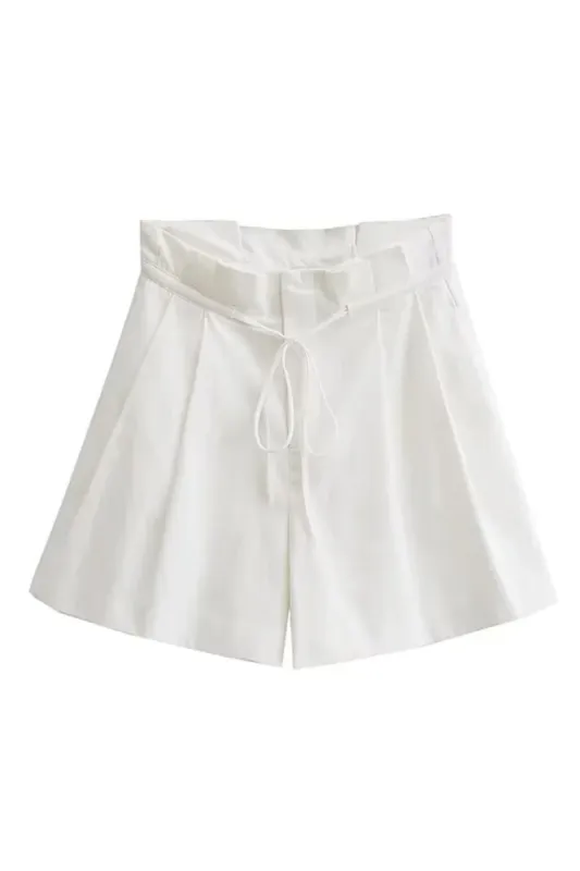 'Remi' High-Waist Wide Leg Shorts (2 Colors) sold by Goodnight Macaroon