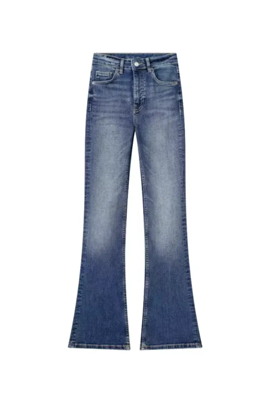 'Rebecca' Mid-waist Flared Jeans (4 Colors) sold by Goodnight Macaroon