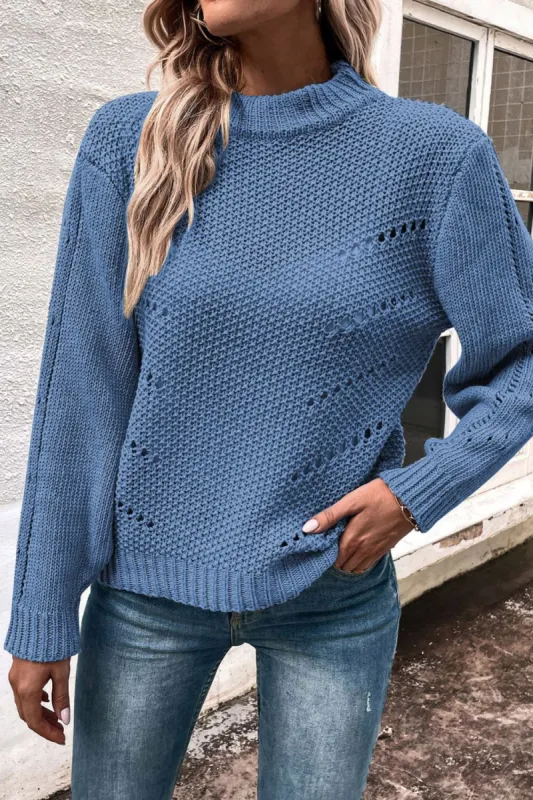 'Reesa' Crew Neck Pullover Sweater (8 COLORS) sold by Goodnight Macaroon