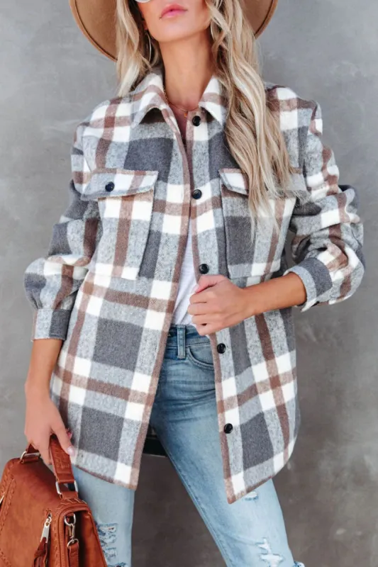 'Raelynn' Plaid Jacket (3 COLORS) made by Goodnight Macaroon
