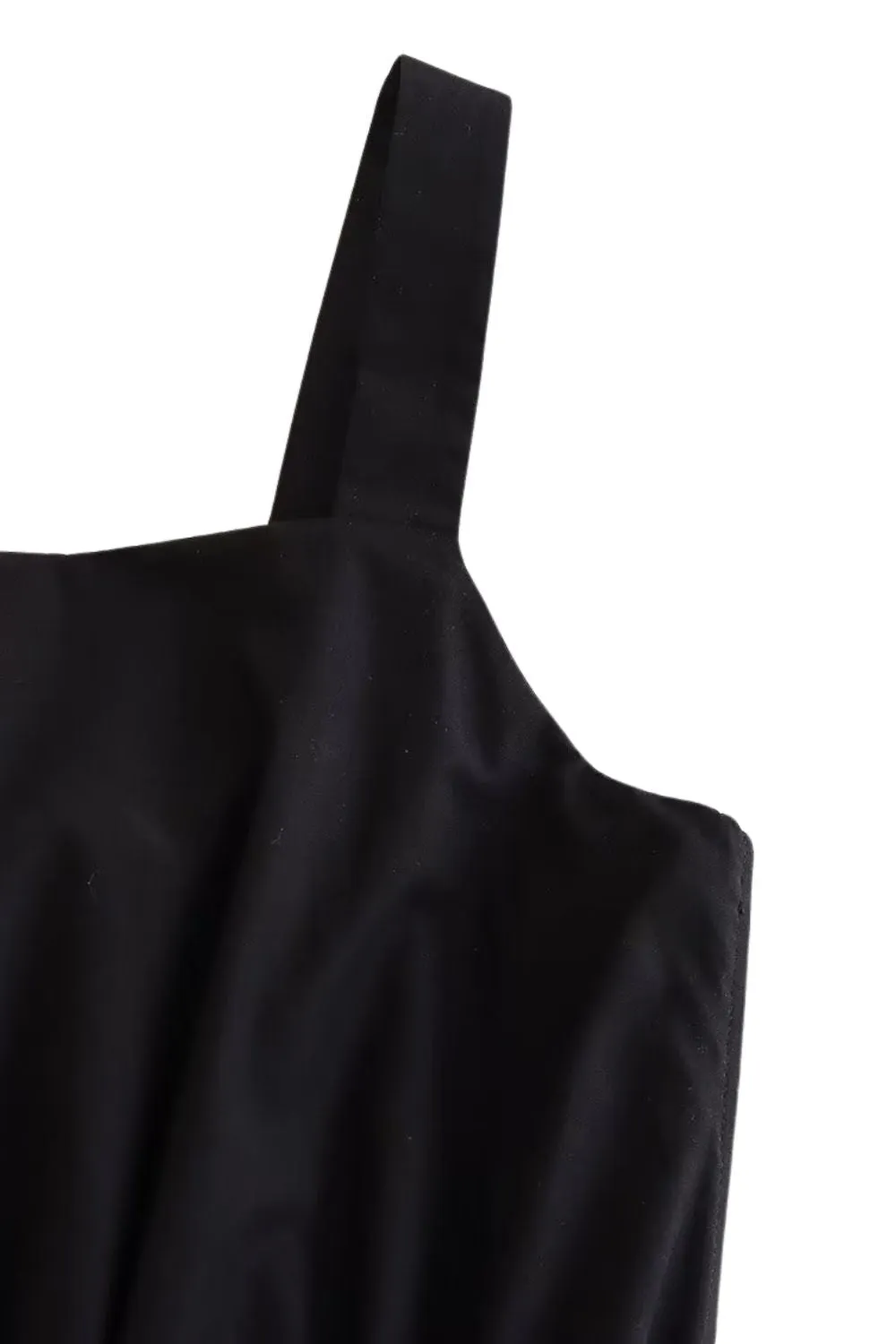 'Whitney' Cinched-Waist High-Waist Jumpsuit sold by Goodnight Macaroon product image thumbnail 4