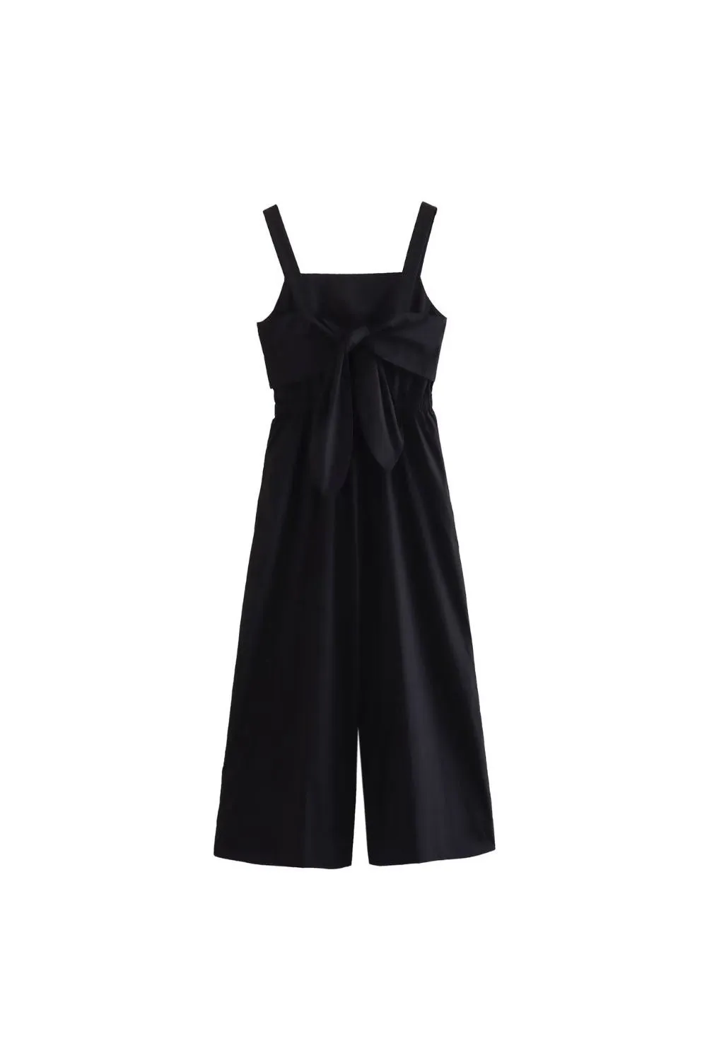'Whitney' Cinched-Waist High-Waist Jumpsuit sold by Goodnight Macaroon product image thumbnail 2
