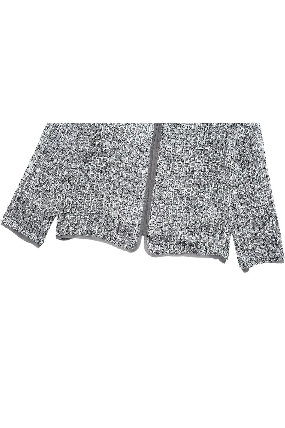 ‘Willow’ Sequined Textured Jacket sold by Goodnight Macaroon product image thumbnail 4