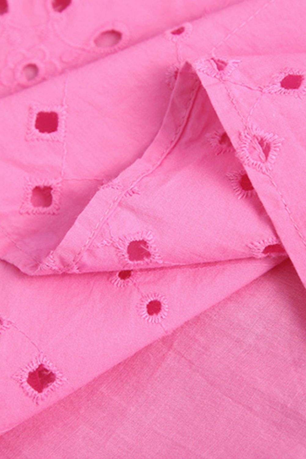 'Demi' Eyelet Embroidery V-Neck Dress sold by Goodnight Macaroon product image thumbnail 4