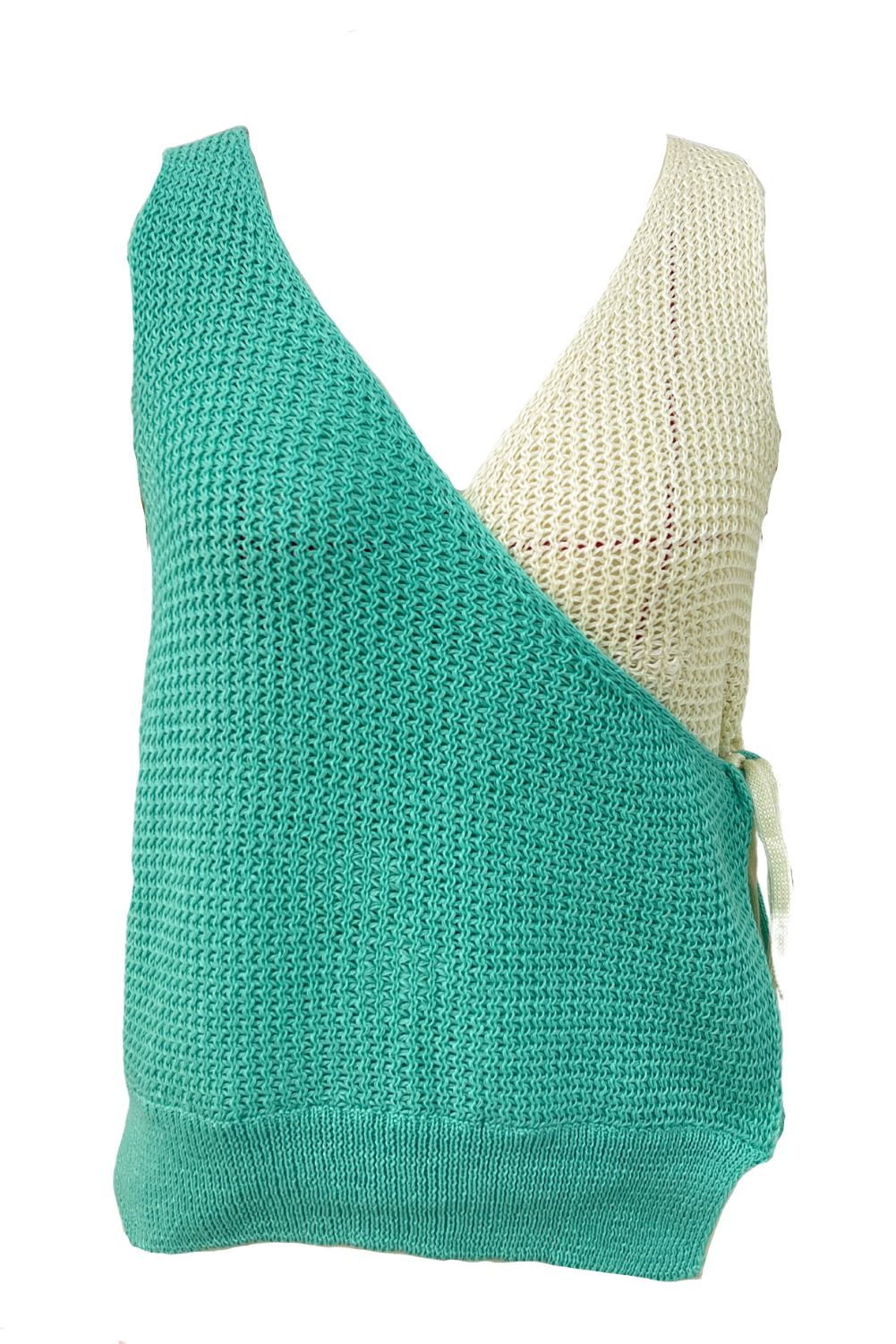 V-Neck Color Block Knit Camisole #164768 sold by Goodnight Macaroon product image thumbnail 3