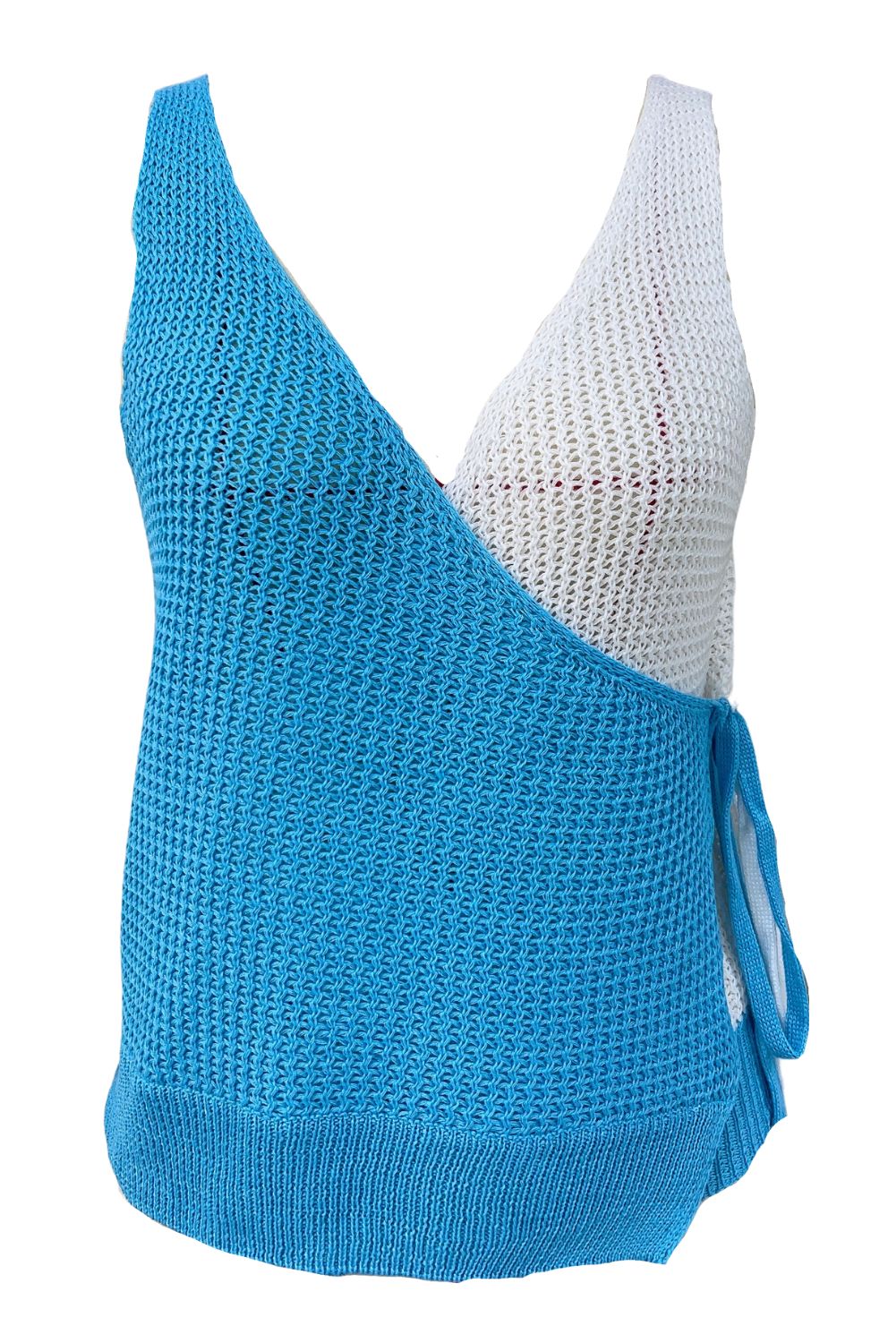 V-Neck Color Block Knit Camisole #164768 sold by Goodnight Macaroon product image thumbnail 4