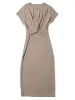 'Lucia' Comfy Twisted Midi Dress (4 Colors) sold by Goodnight Macaroon