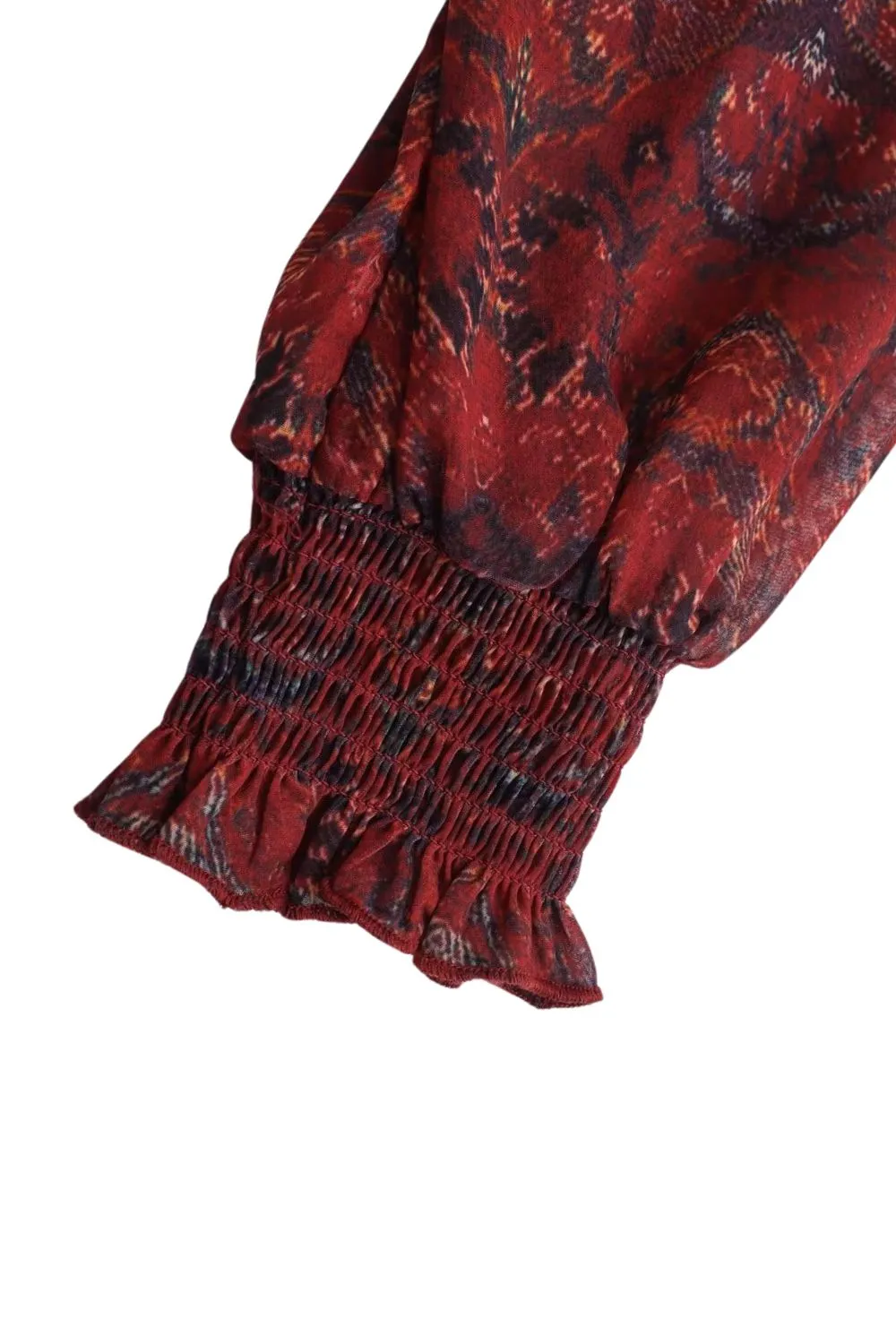 ‘Lily’ V-neck Printed Midi Dress sold by Goodnight Macaroon product image thumbnail 5