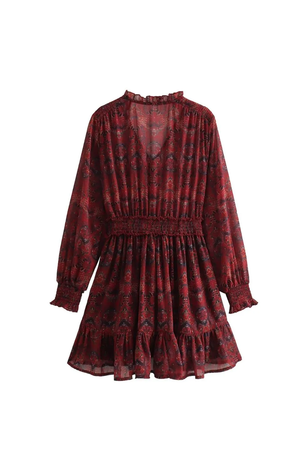 ‘Lily’ V-neck Printed Midi Dress sold by Goodnight Macaroon product image thumbnail 2