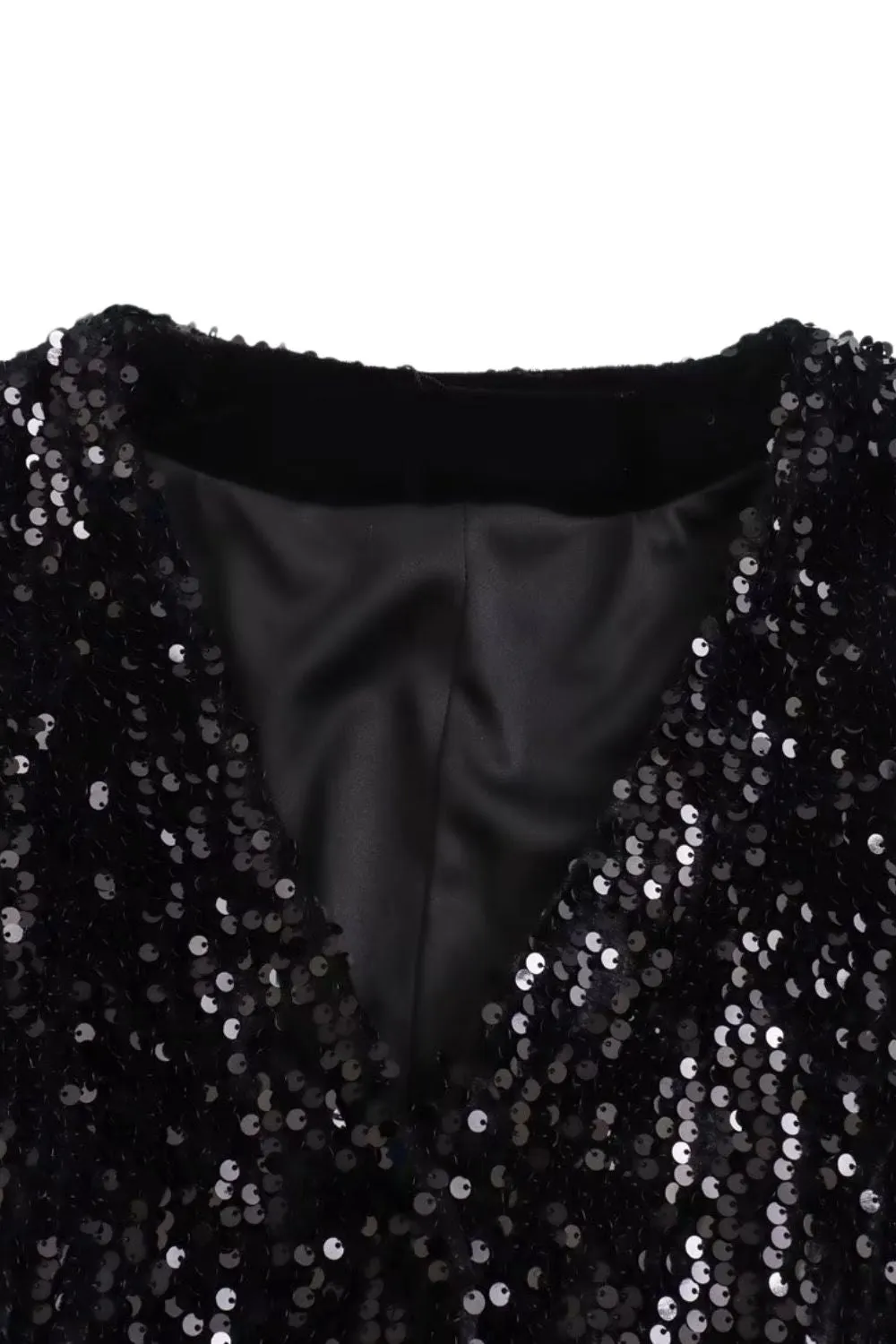 'Kaitlyn' Sequined Fitted Vest sold by Goodnight Macaroon product image thumbnail 2