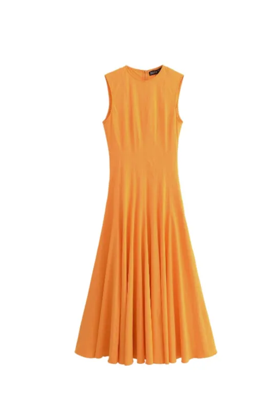 'Hazel' Minimalist A-Line Midi Dress sold by Goodnight Macaroon