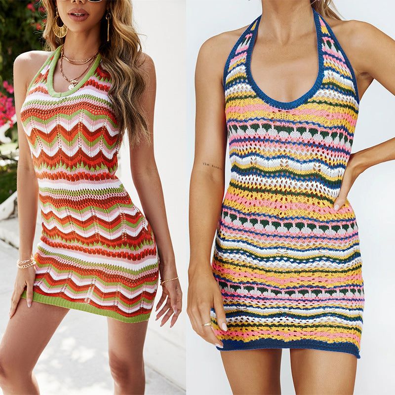 Hand-Crochet Backless Dress #126527 sold by Goodnight Macaroon product image thumbnail 5