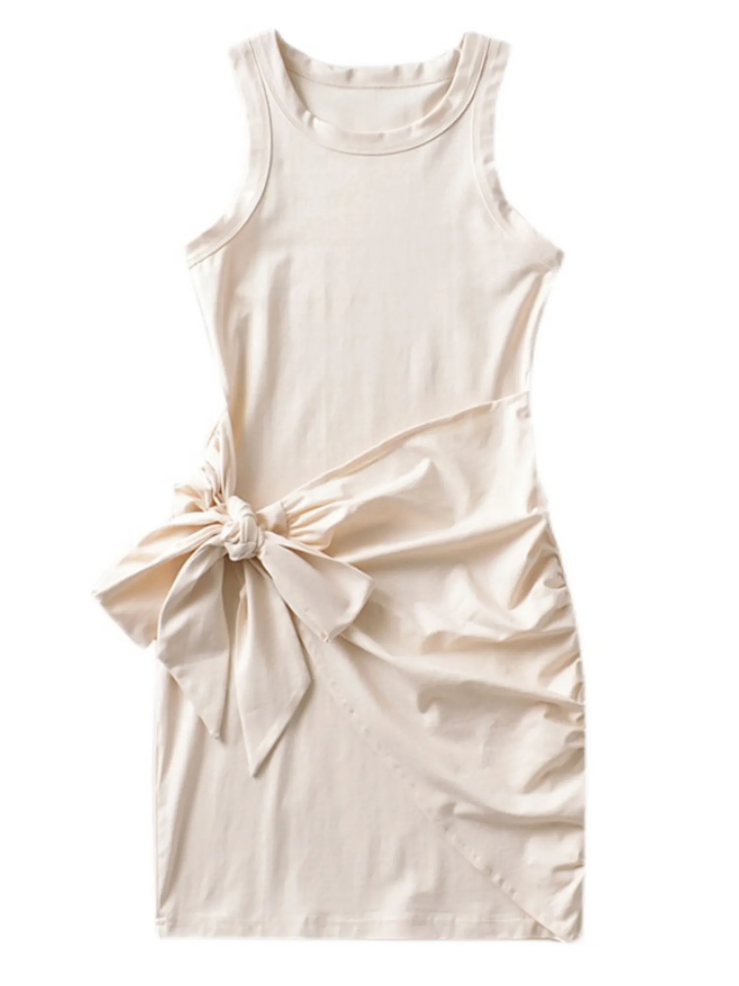 'Aimee' Front Tied Wrap Tank Dress (4 Colors) sold by Goodnight Macaroon