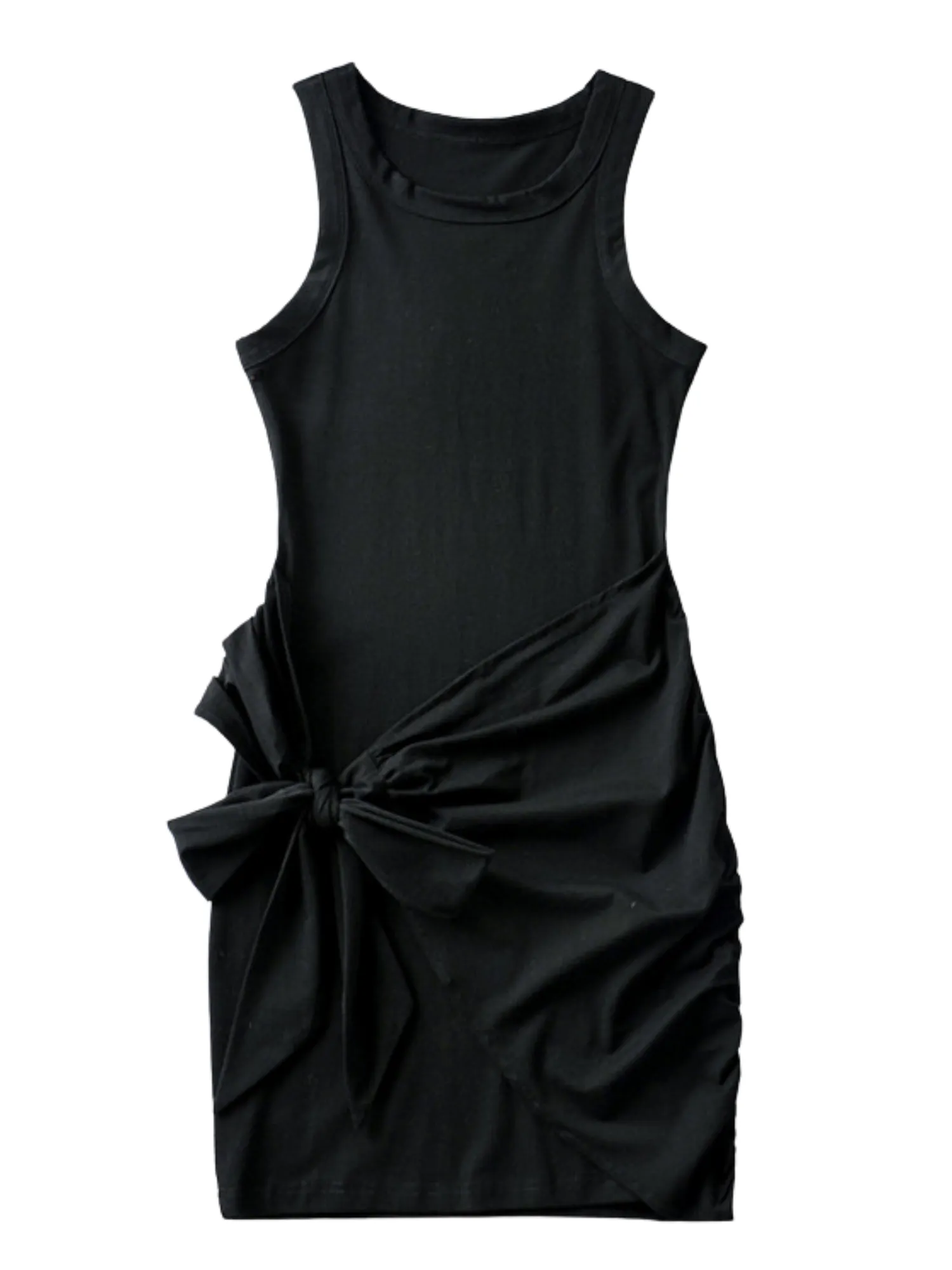 'Aimee' Front Tied Wrap Tank Dress (4 Colors) sold by Goodnight Macaroon product image thumbnail 5