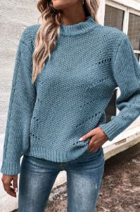 'Reesa' Crew Neck Pullover Sweater (8 COLORS) sold by Goodnight Macaroon
