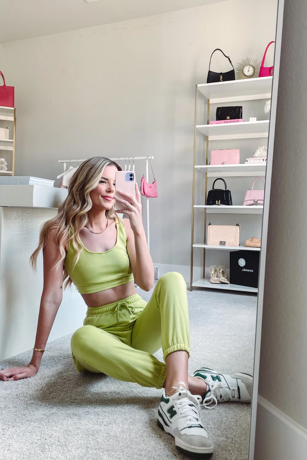 'Jordanna' Yoga Bra & Pocket Pants Set (5 Colors) sold by Goodnight Macaroon product image thumbnail 2