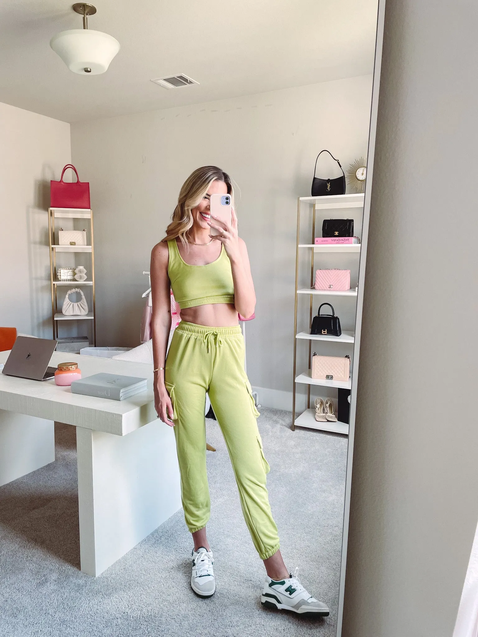 'Jordanna' Yoga Bra & Pocket Pants Set (5 Colors) sold by Goodnight Macaroon product image thumbnail 4