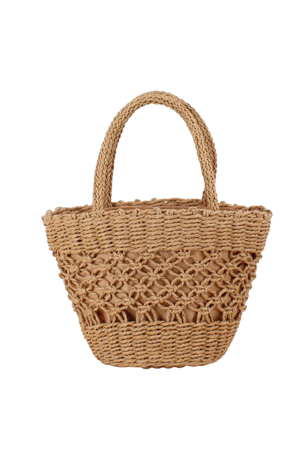 ‘Katie' Hollow Straw Bag (2 Colors) sold by Goodnight Macaroon product image thumbnail 2