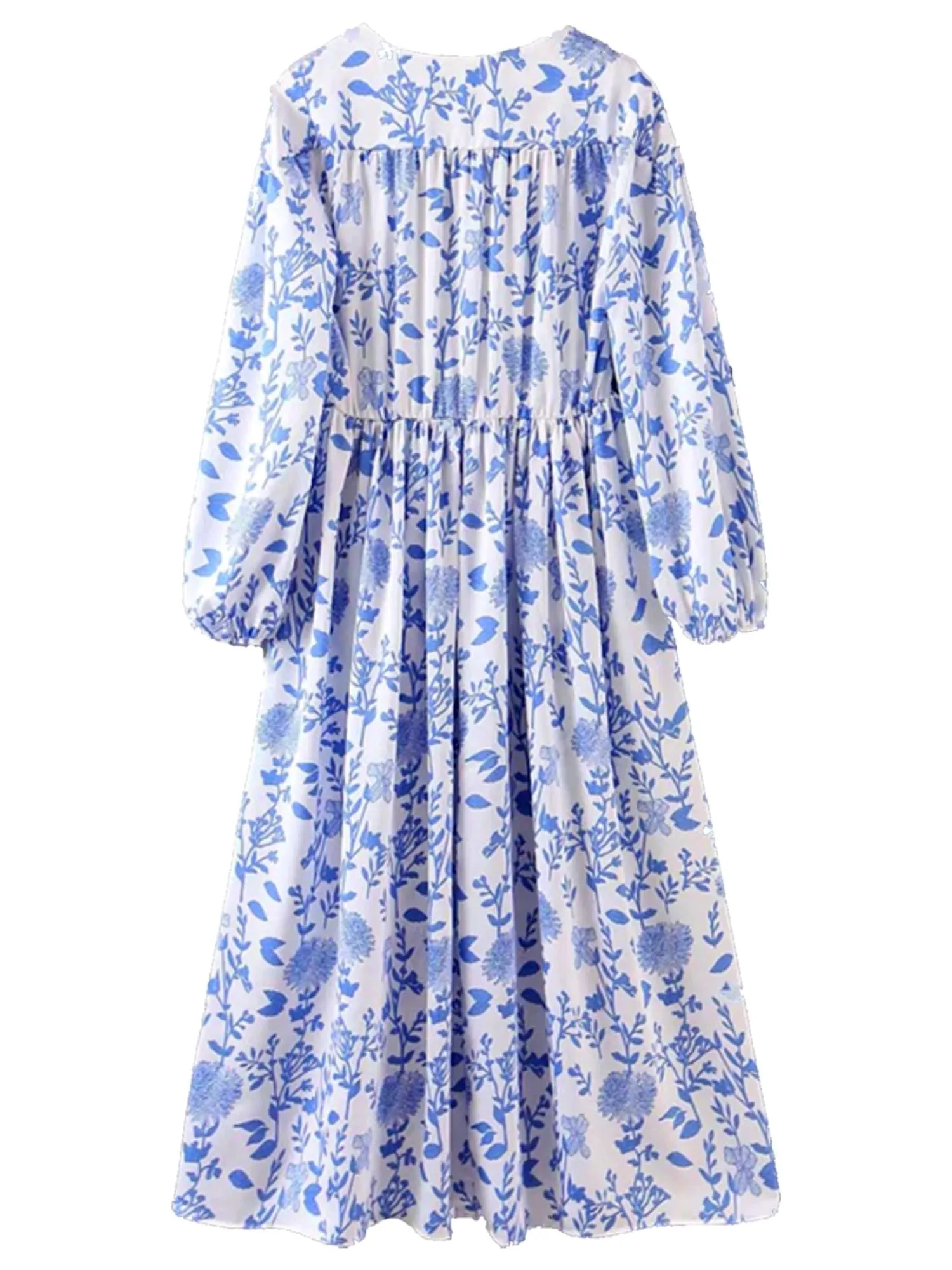 'Paula' V-Neck Floral Print Maxi Dress sold by Goodnight Macaroon product image thumbnail 2