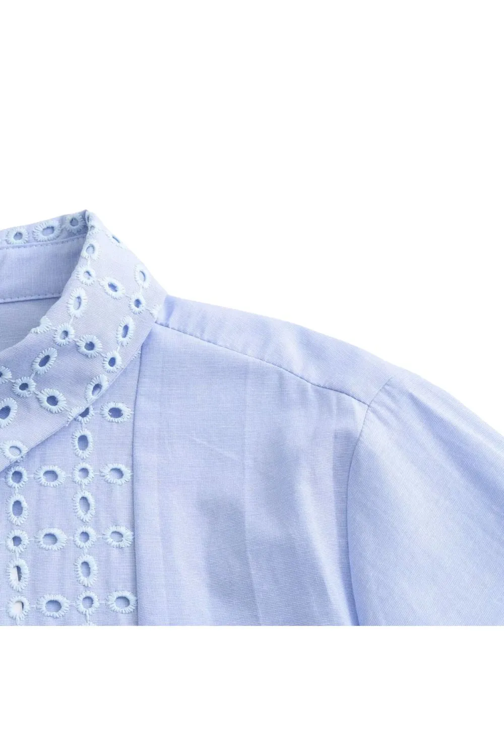 ‘Grace’ Hollow Embroidered Mini Dress sold by Goodnight Macaroon product image thumbnail 4