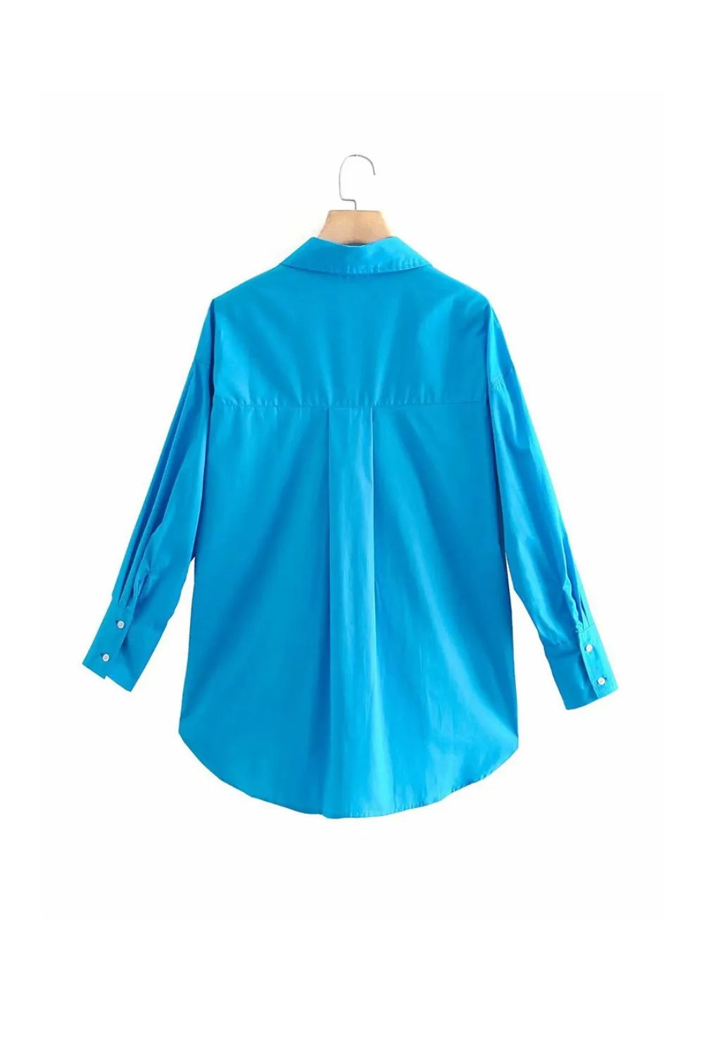 'Harriet' Turn-down Collar Long Sleeve Shirt sold by Goodnight Macaroon product image thumbnail 4