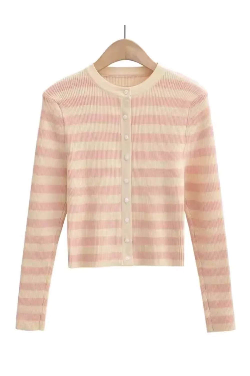 'Ada' Striped Knitted Cardigan (2 Colors) sold by Goodnight Macaroon product image thumbnail 2