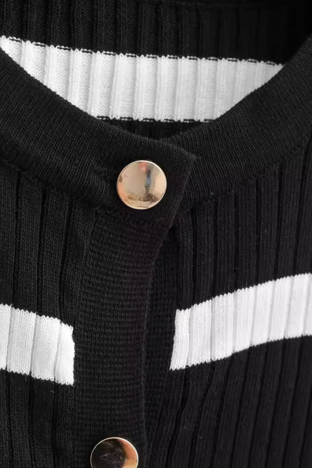 'Ada' Striped Knitted Cardigan (2 Colors) sold by Goodnight Macaroon product image thumbnail 3