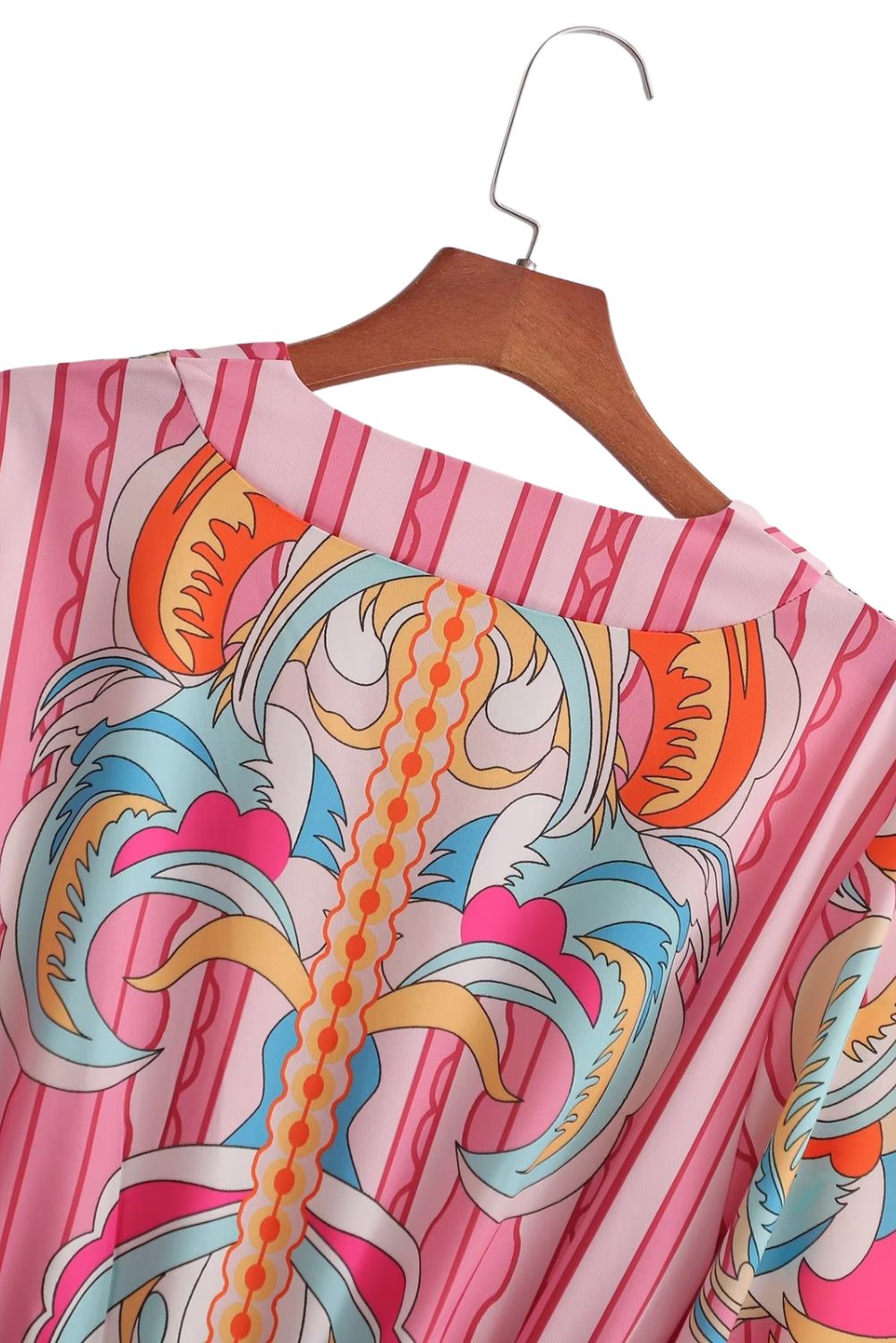 'Maya' Pastel Pink Dream Printed Dress #168953 sold by Goodnight Macaroon product image thumbnail 6