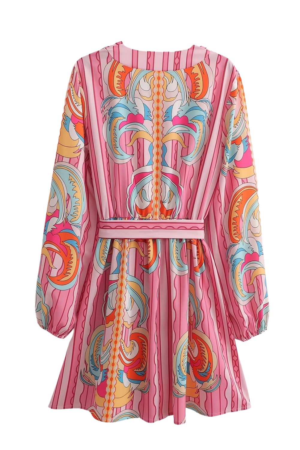 'Maya' Pastel Pink Dream Printed Dress #168953 sold by Goodnight Macaroon product image thumbnail 2