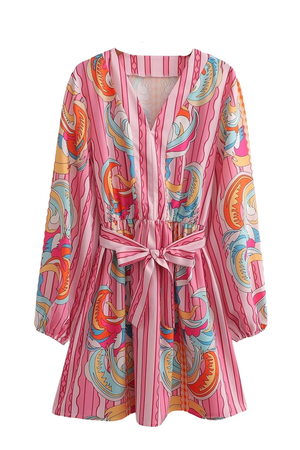 'Maya' Pastel Pink Dream Printed Dress #168953 sold by Goodnight Macaroon