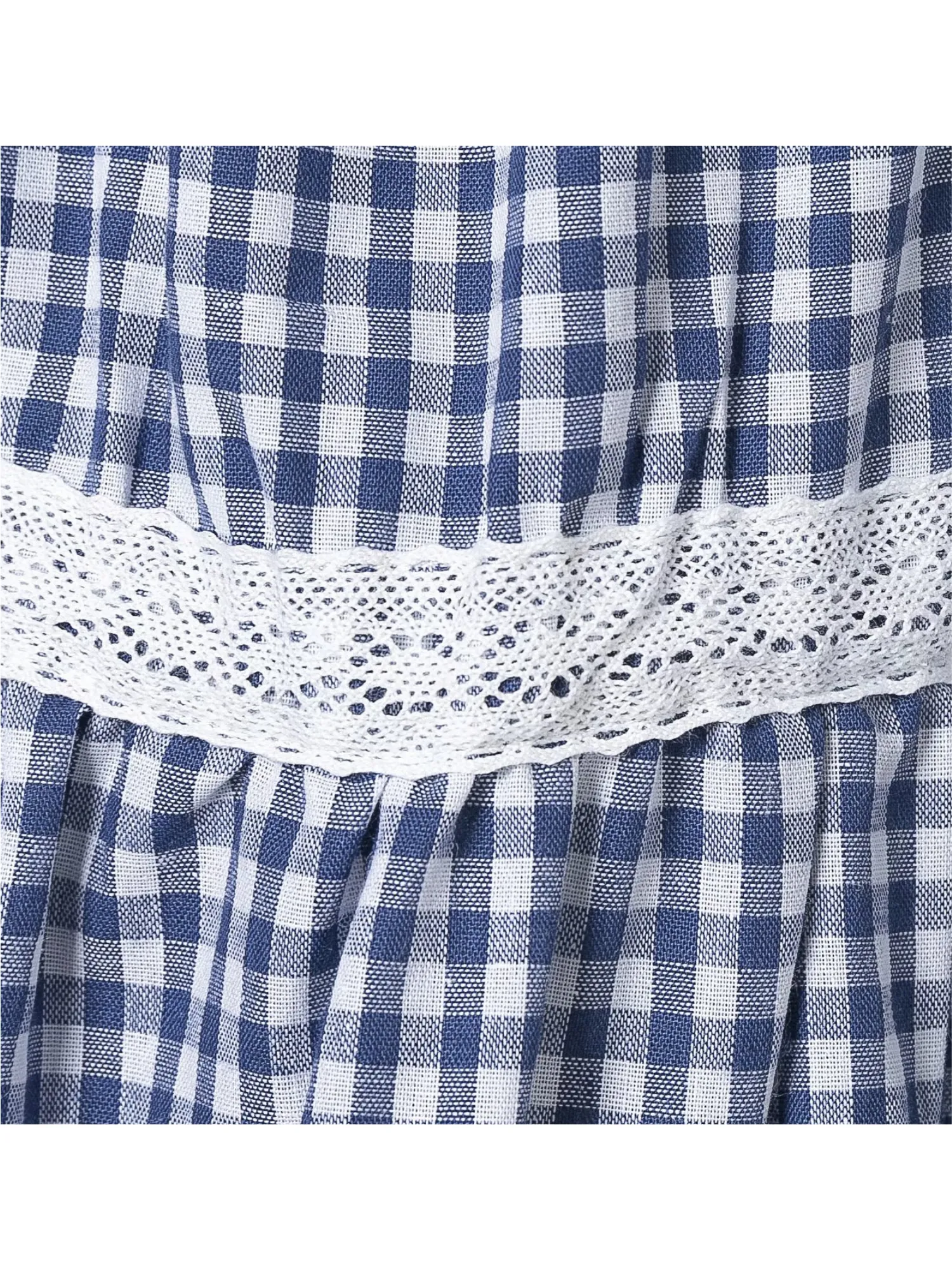 'Rayne' Crochet Lace Checked Midi Dress sold by Goodnight Macaroon product image thumbnail 3