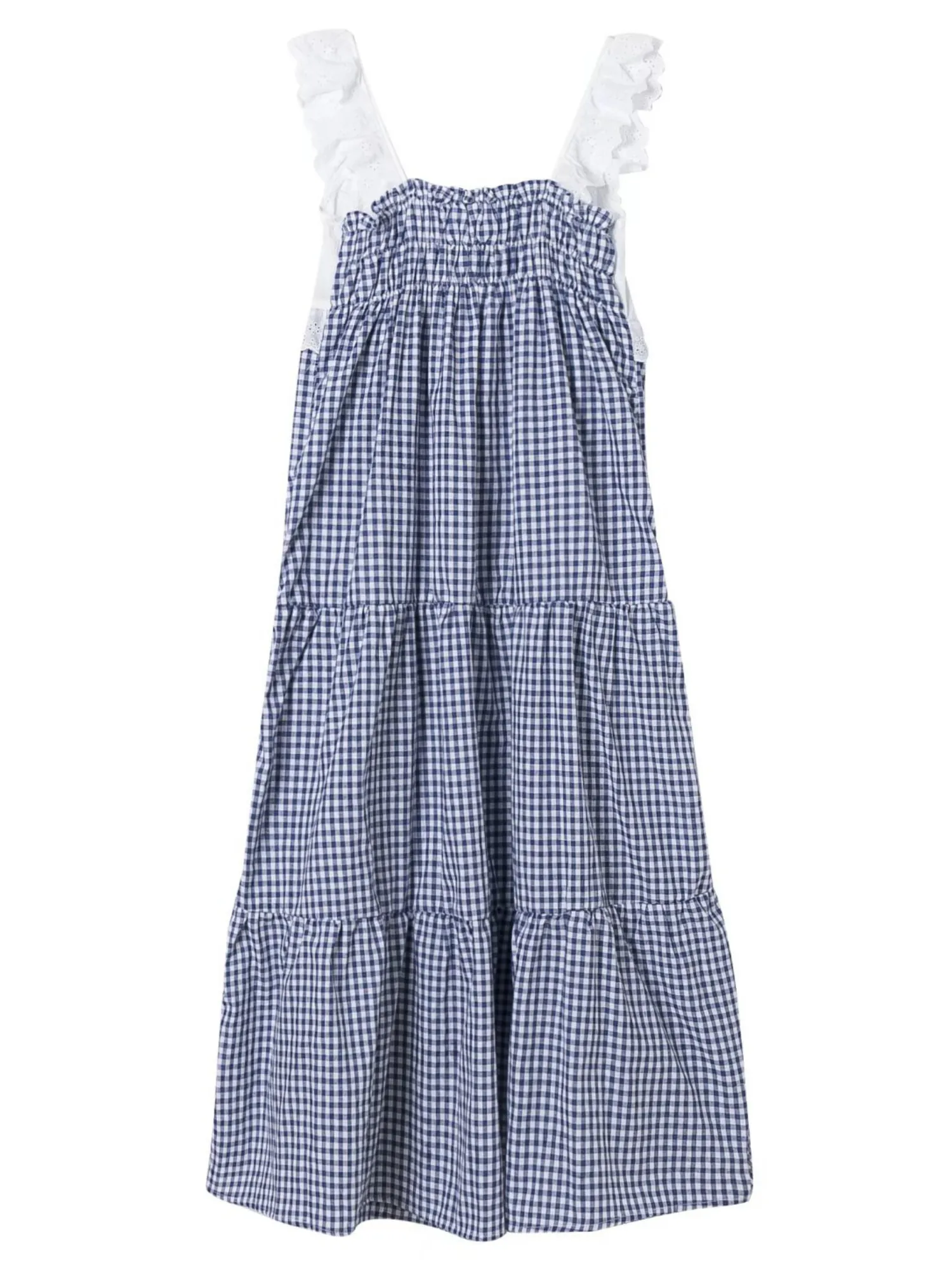 'Rayne' Crochet Lace Checked Midi Dress sold by Goodnight Macaroon product image thumbnail 2
