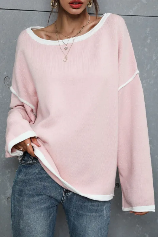 'Eliza' Essential Oversize Knit Sweater (2 Colors) sold by Goodnight Macaroon