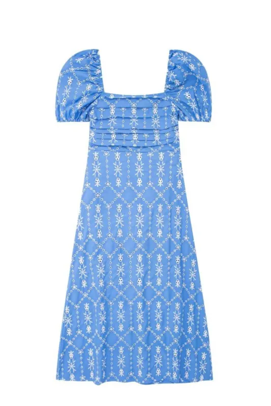 'Yvonne' Embroidery Smocked Dress sold by Goodnight Macaroon