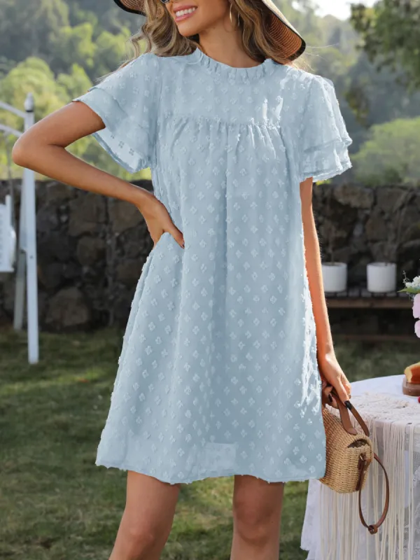 'Juliet' Swiss Dot Straight Dress (6 Colors) sold by Goodnight Macaroon