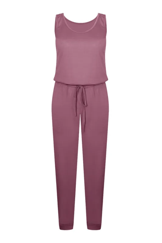 'Juno' Sleeveless Jumpsuit #14558 sold by Goodnight Macaroon