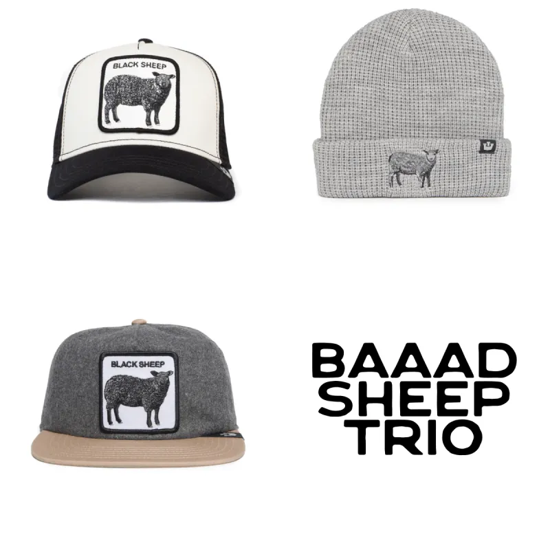Baaad Sheep Trio sold by Goorin Bros