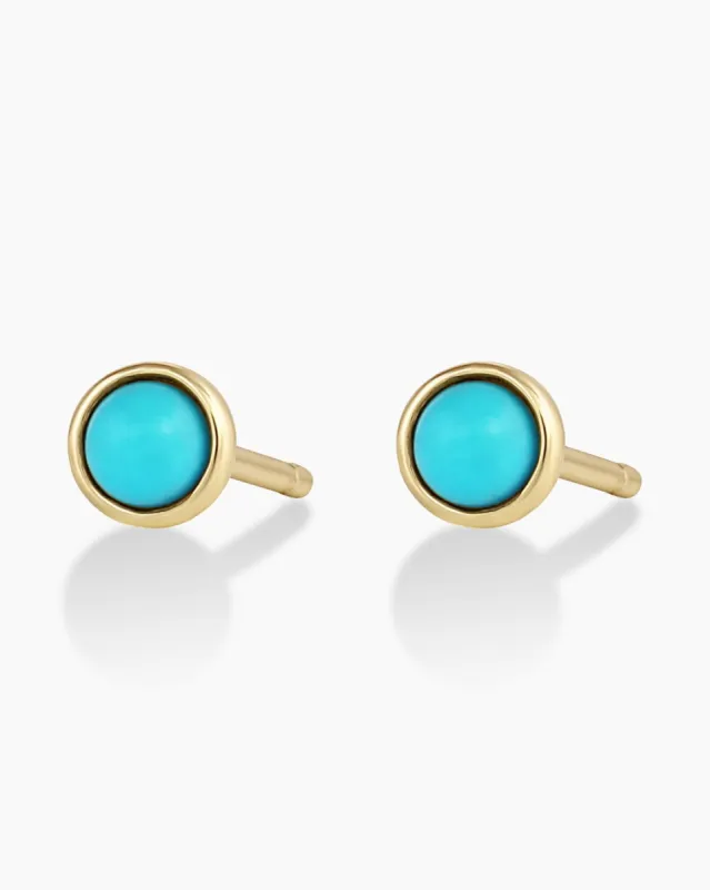 Classic Turquoise Studs sold by Gorjana
