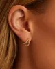 Diamond Pavé Split Huggies sold by Gorjana