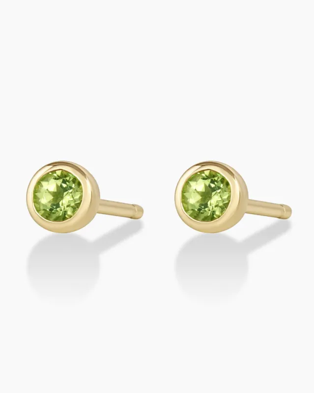 Classic Peridot Studs sold by Gorjana