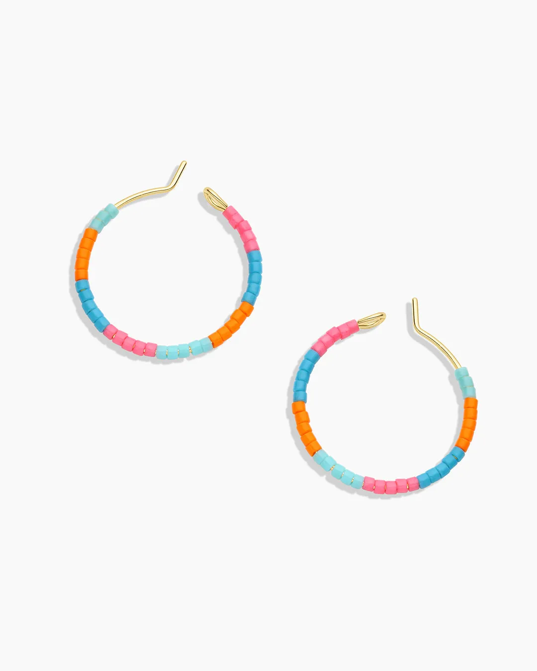 Gigi Stripe Hoops sold by Gorjana product image thumbnail 4