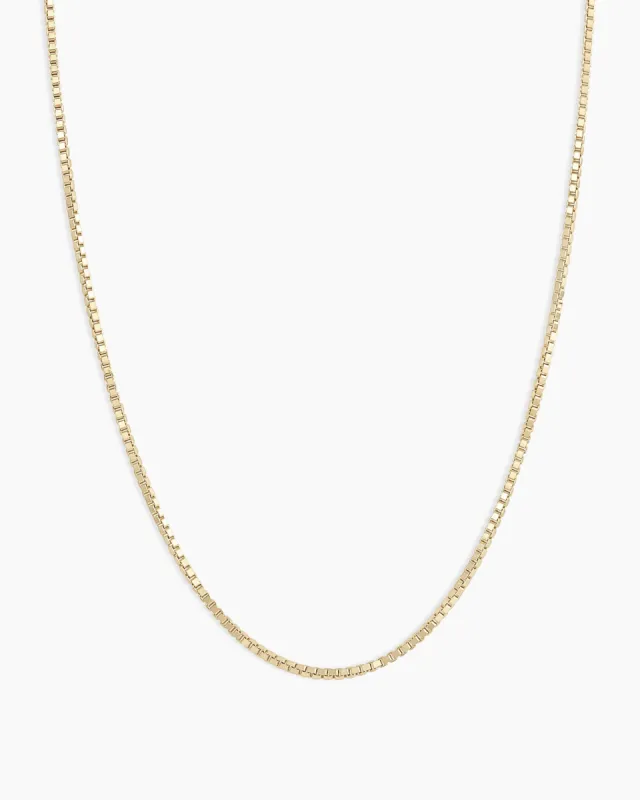 14k Gold Box Chain Necklace sold by Gorjana
