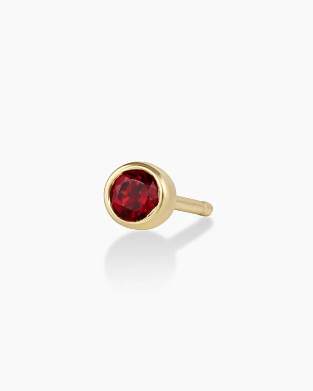 Classic Garnet Stud sold by Gorjana