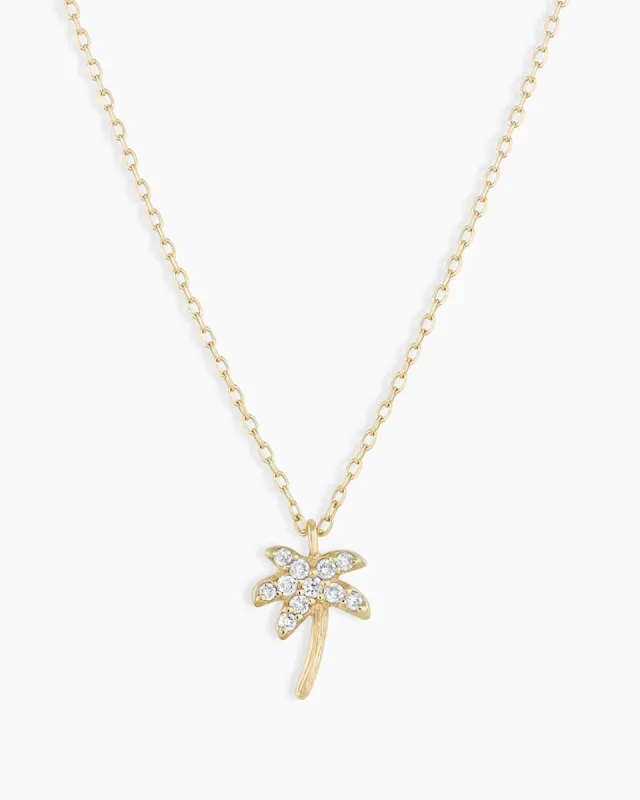 Diamond Palm Necklace sold by Gorjana